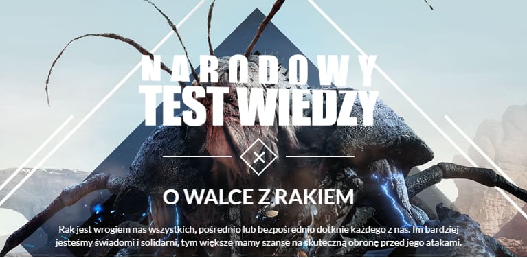 narodowy test wiedzy o walce z rakiem|test o raku