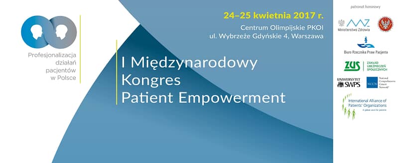 jako partner I Międzynarodowy Kongres Patient Empowerment